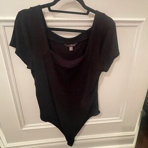 Banana republic size extra large, ribbed, black bodysuit